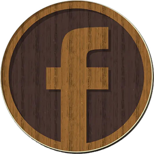Rustic Rails Home Transparent Facebook Logo Png Brown Facebook Icon Transparent