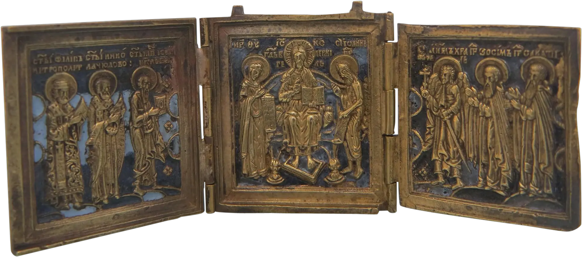 Antique Russian Travelling Icon 19th Picture Frame Png St Andrew Icon