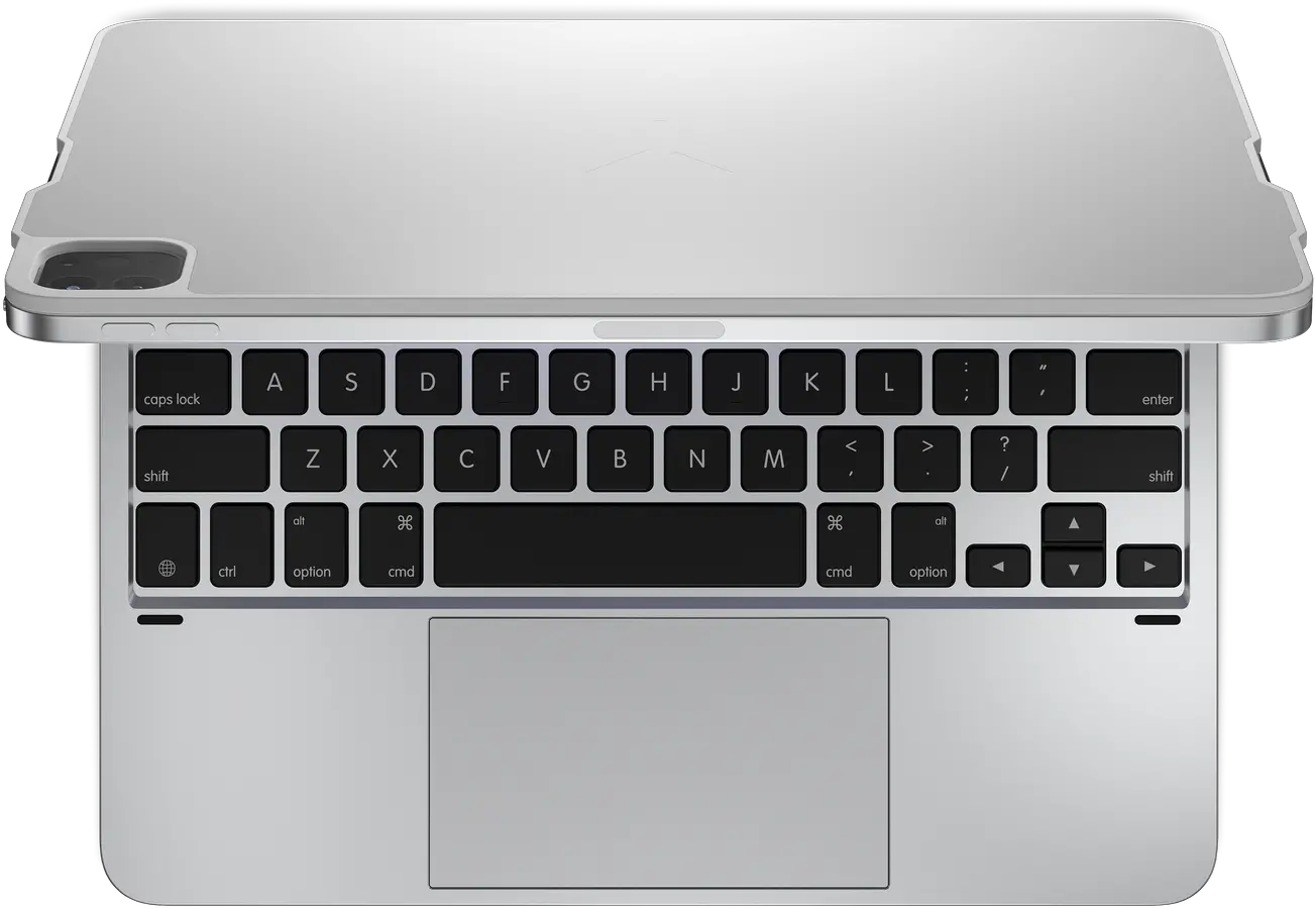 Brydge Max For Ipad Pro Brydge Wireless Keyboard Case With Trackpad For Ipad Pro Space Gre Png How To Make Battery Icon Appear On Laptop