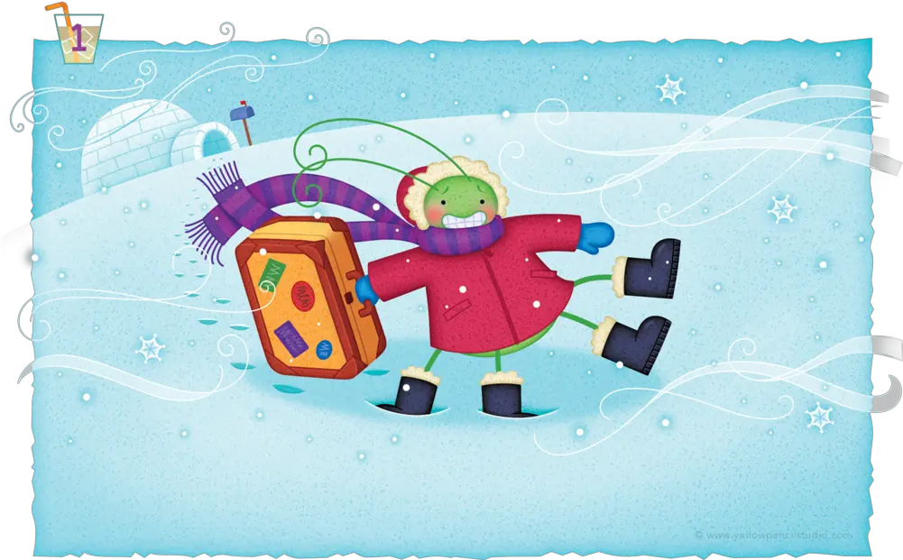 Insect Igloo U2014 Yellow Pencil Studio Illustration Png Igloo Png