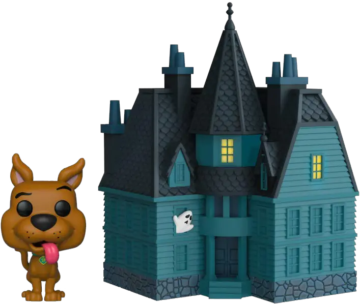 Scooby Doo Scooby Doo With Haunted Mansion Pop Town Vinyl Figure Funko Pop Scooby Doo Haunted Mansion Png Scooby Doo Png