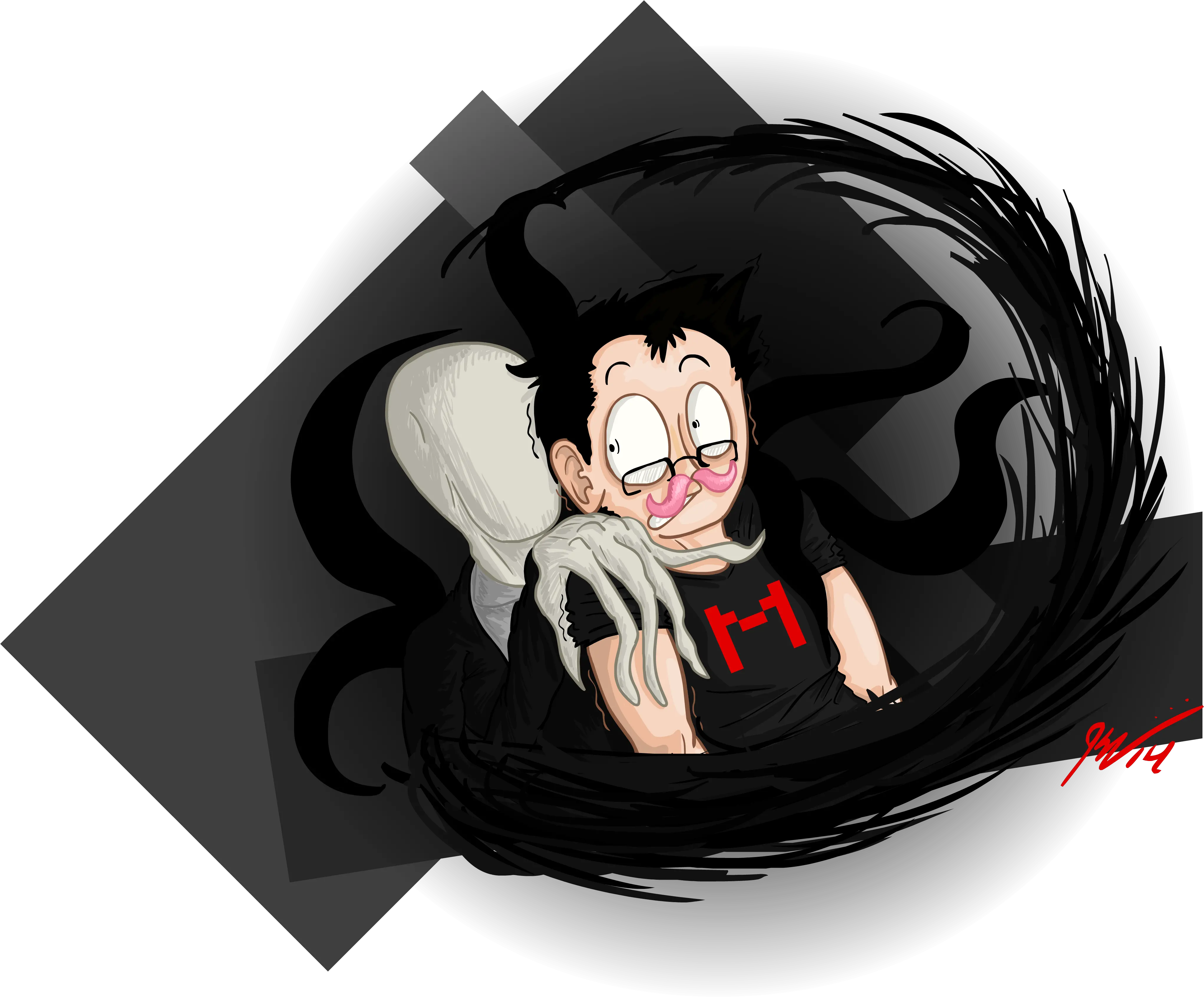 Markiplier And Slender Man By Kcampbell499 Slenderman Png Slender Man Transparent
