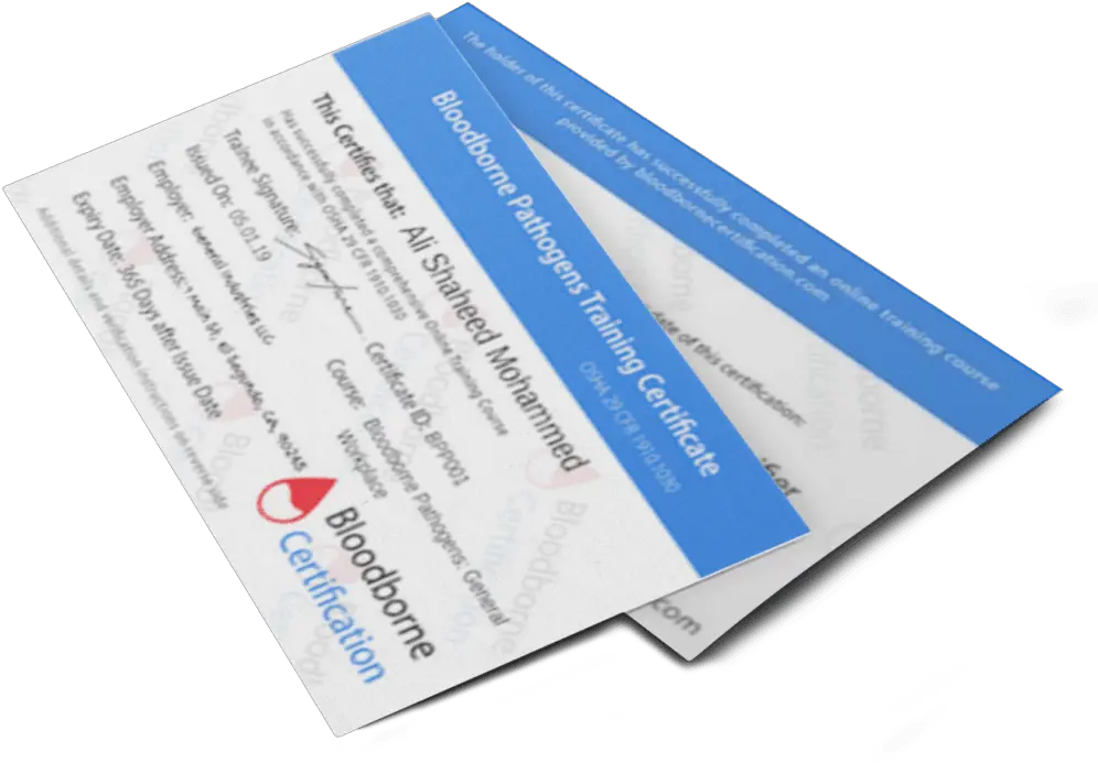 Register Bloodborne Pathogens Training Document Png Bloodborne Logo Png