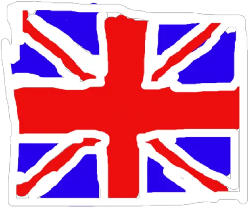 Uk Flag But Badly Drawn Layer Badly Drawn British Flag Png Uk Flag Png