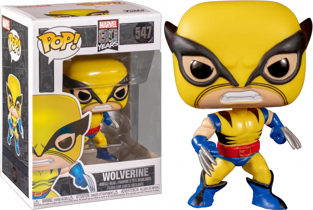 Funko Vinyl Figure Funko Pop Marvel 80th First Appearance Wolverine Png Wolverine Transparent