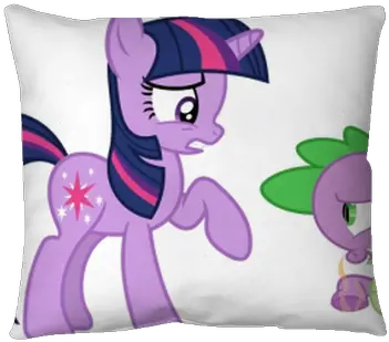Pillow Cover Spike U0026 Twilight Sparkle Pixersus Massage My Little Pony Deviantart Png Twilight Sparkle Icon