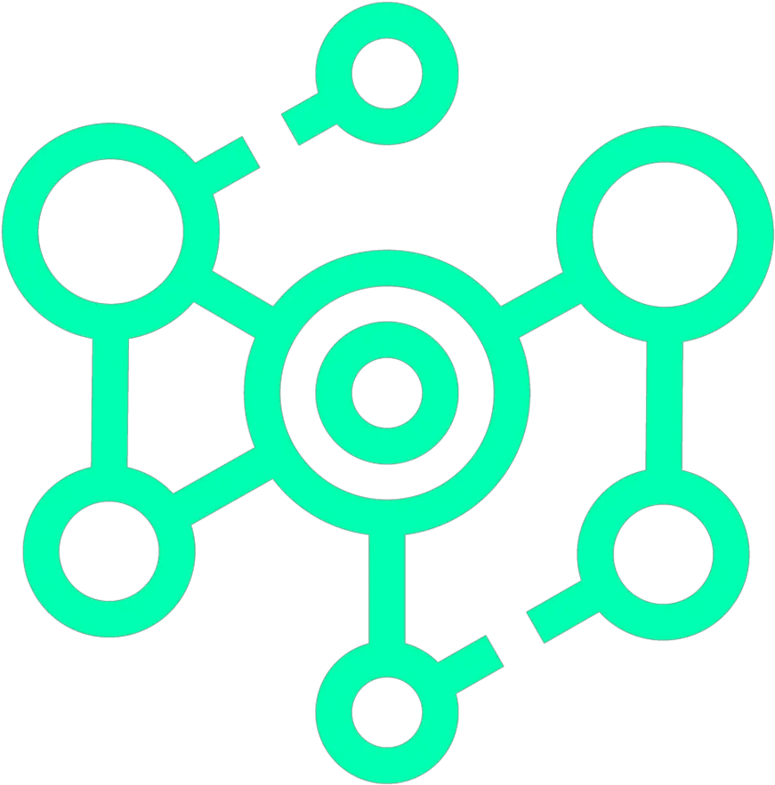 Research And Development For The Future Innovation U2013 A Biomolecule Icon Png Alone Icon No Background