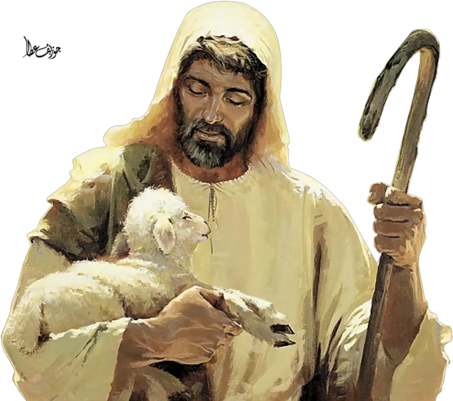 Download Sheep Shepherd Good Christ Of Jesus Herder Hq Png Jesus Good Shepherd Png Sheep Png