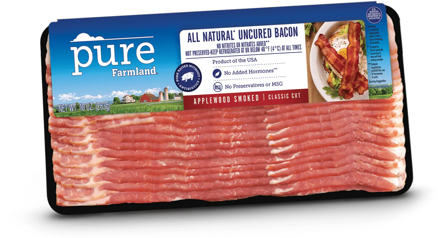 Pure Farmland Uncured Bacon Pure Search Png Bacon Transparent