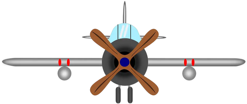 Aircraft Propeller Airplane Plane With Propeller In Front Png Propeller Png