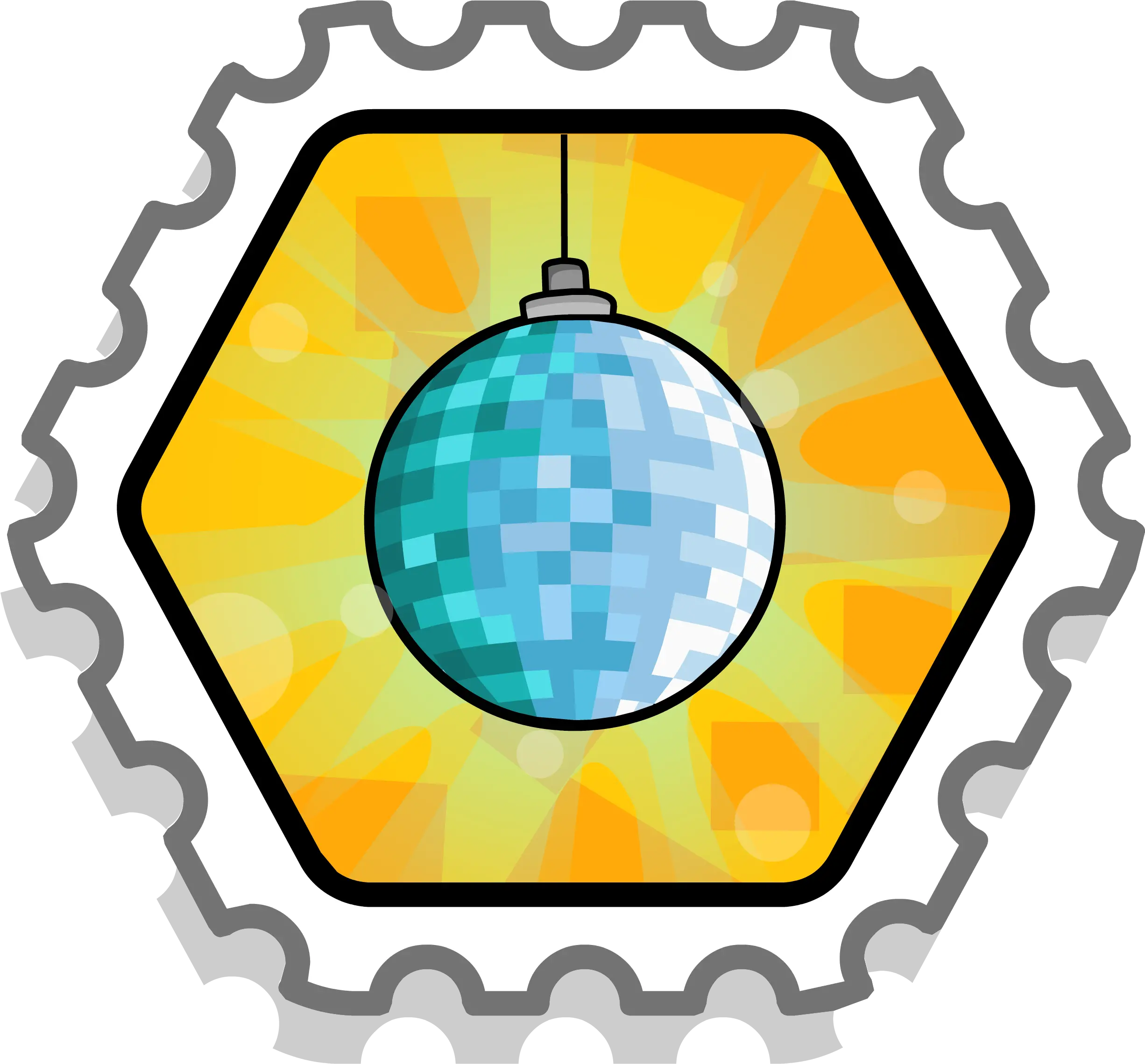 Disco Throwdown Stamp Club Penguin Rewritten Wiki Fandom Old Fire Ninja Club Penguin Png Stamp Png