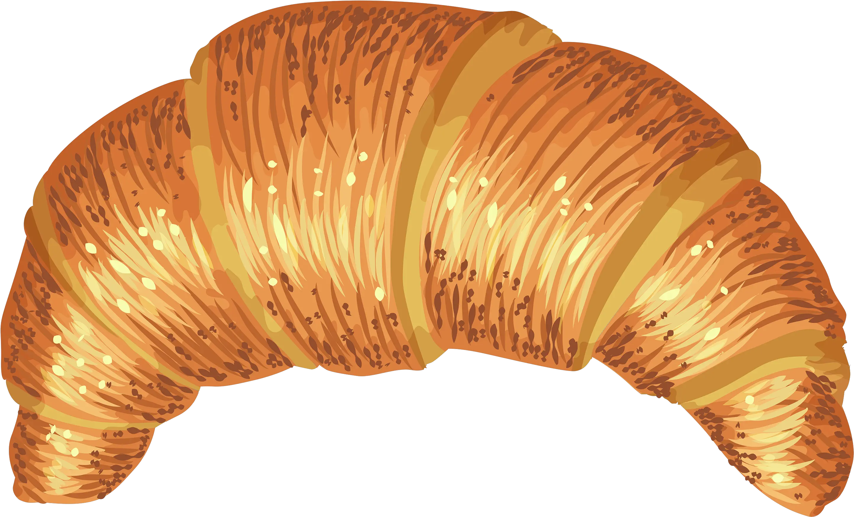 Croissant Png Image Clip Art Food Images Croissant Clipart Png Food Clipart Transparent Background