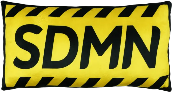 Sdmn Hazard Cushion U2013 Sidemen Clothing Vertical Png Hazard Logo