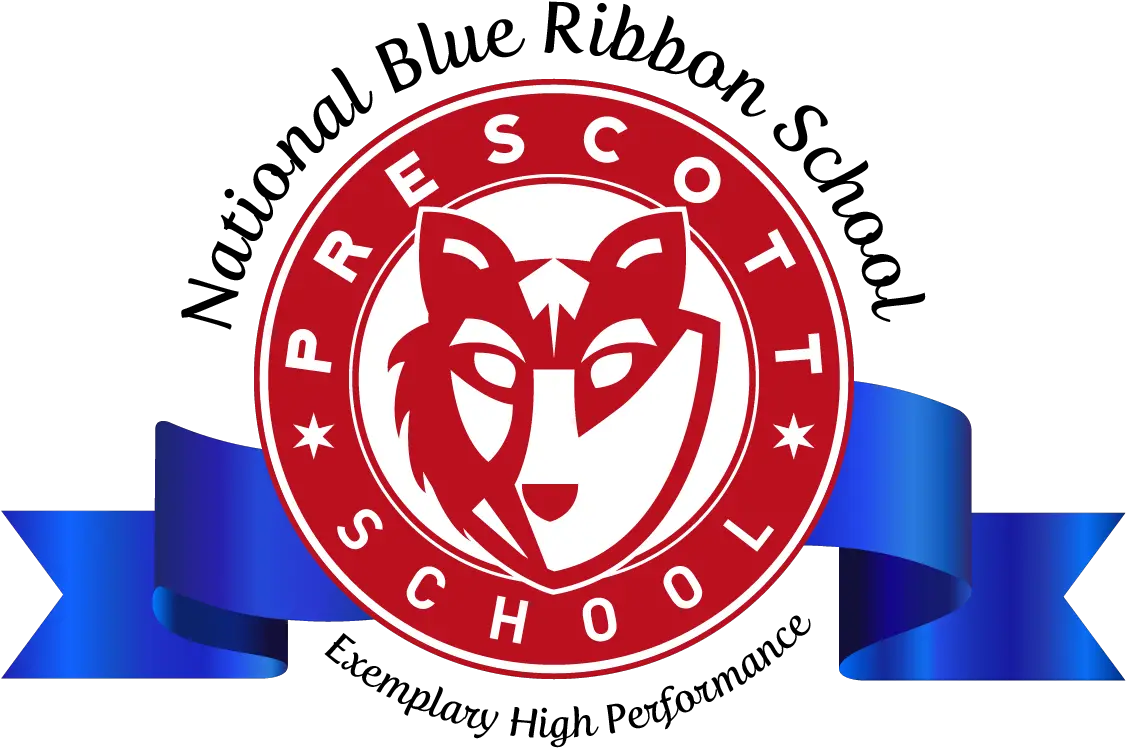 December 2018 U2013 Prescott Parents Circle Png Red Blue Ribbon Logo