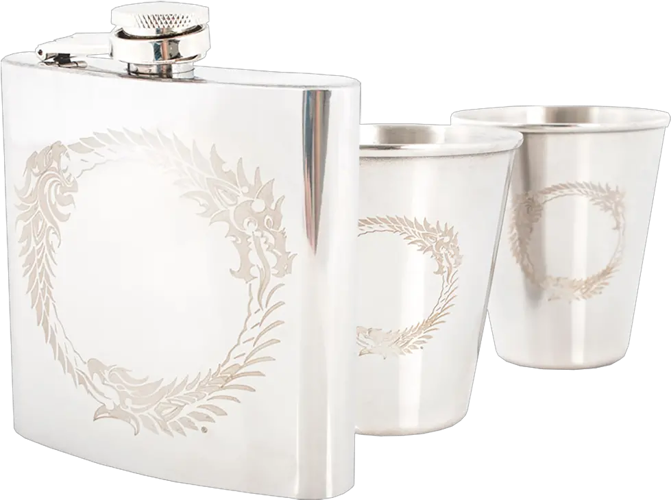 Ouroboros Flask Set Gamestop Cup Png Ouroboros Transparent