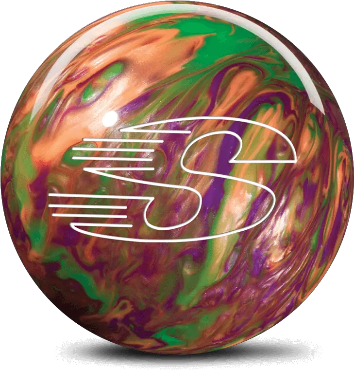 Glow Green Purple Orange Bowling Png Orange Glow Png
