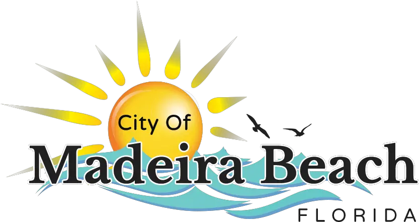 City Of Madeira Beach Pinellas Madeira Beach Signs Png Beach Logo