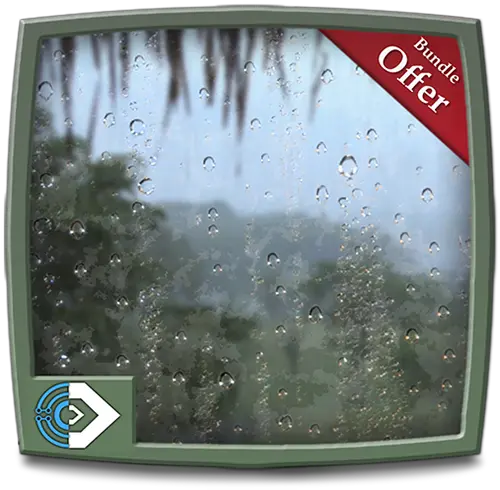 Amazoncom Jungle Rainy Drops Feel The Romantic Rainy Picture Frame Png Rain On Window Png
