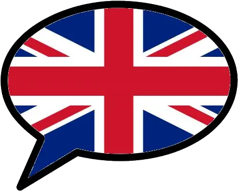 English Speech Balloon United Kingdom Flag Png Speech Balloon Png
