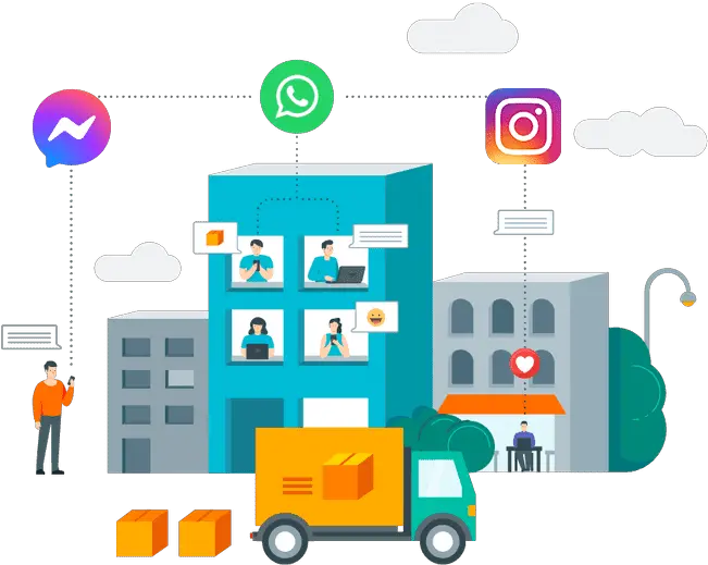 Sell And Carry Out Customer Service Via Whatsapp Sirena Vertical Png Facebook Messenger Icon Vector