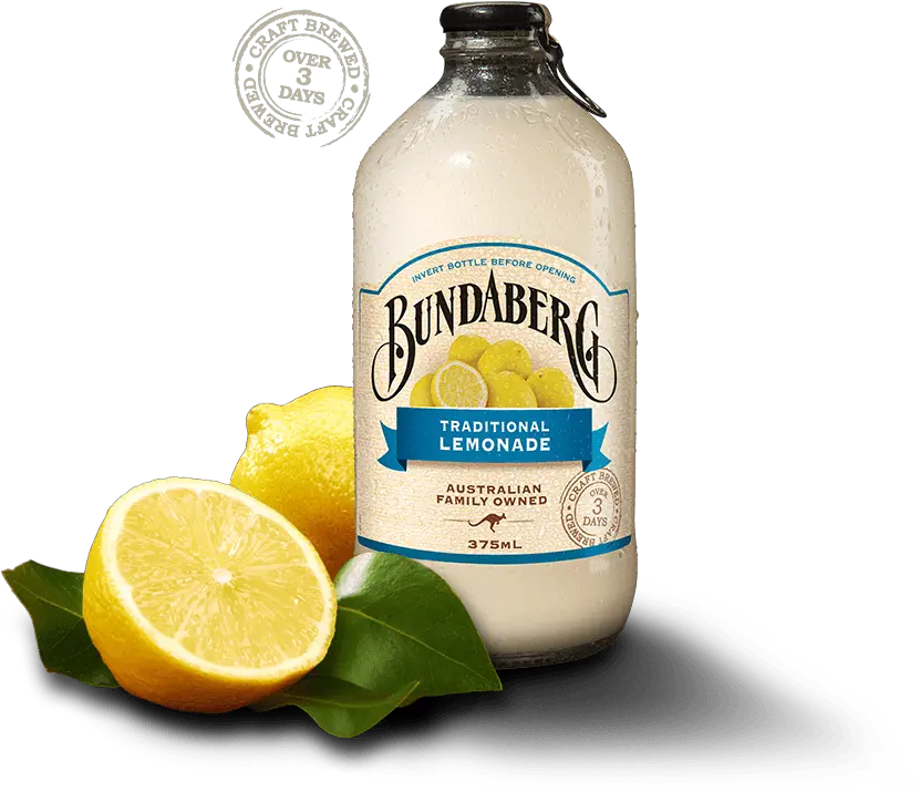 Traditional Lemonade Bundaberg Brewed Drinks Bundaberg Lemon Png Lemonade Png