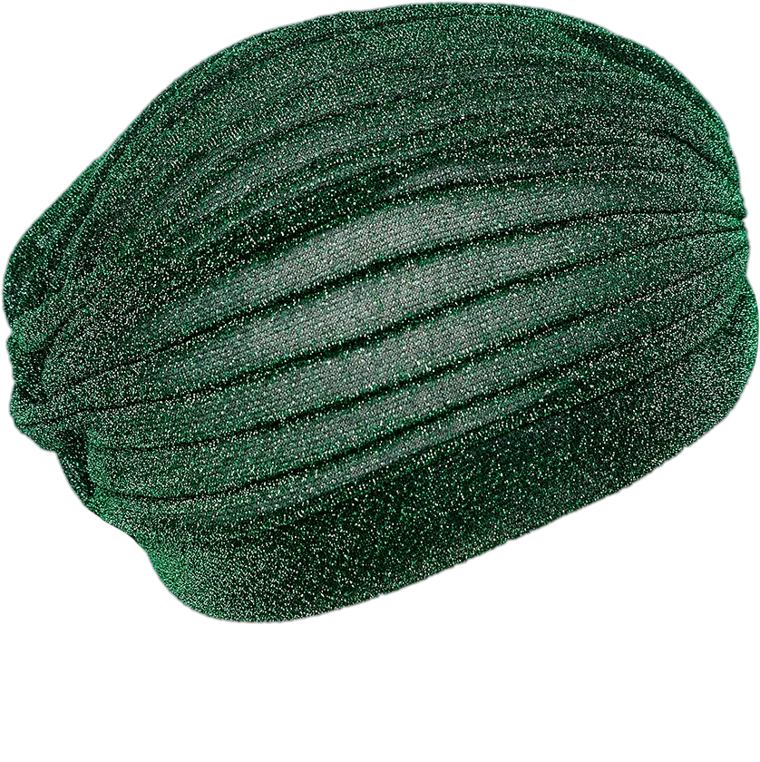 Turban Png Twisted Turban In Colour Green Ash Zucchini Beanie Turban Png