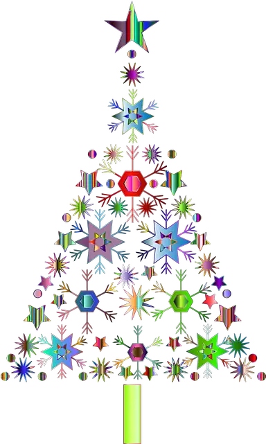 Snowflakes Christmas Tree Jesus Clipart Transparent Background Christmas Trees Png Christmas Snowflakes Png
