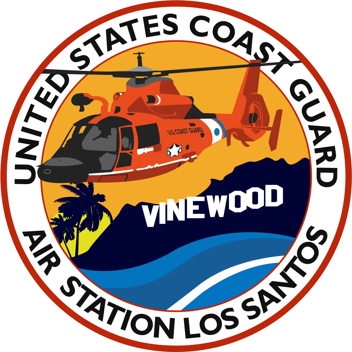 Coast Guard Logo Helicopter Rotor Png Coast Guard Logo Png