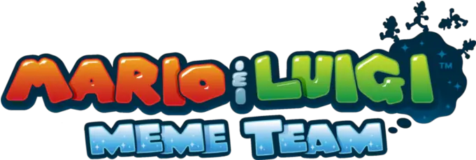 Meme Team Super Mario Know Your Mario And Luigi Inside Png Super Mario Rpg Logo