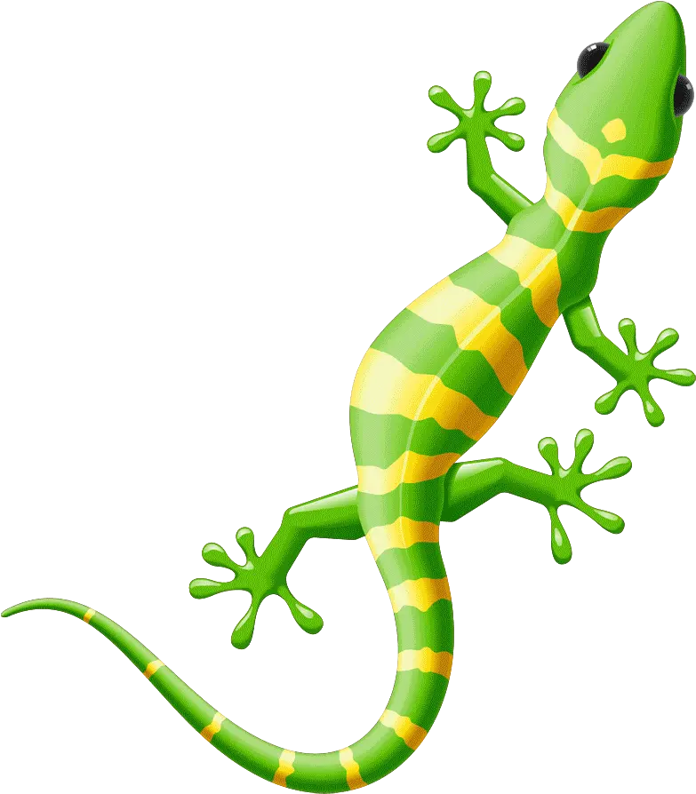 Iguana Clipart Yellow Spotted Lizard Gecko Clipart Png Lizard Transparent Background