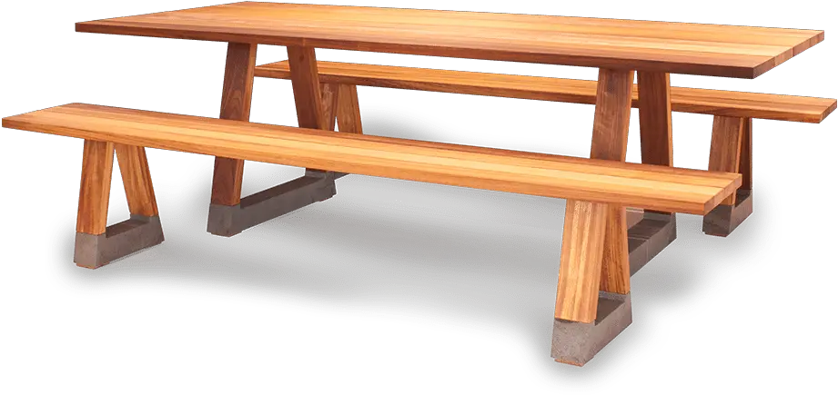 Slab Outdoor Table Commercial Furniture Harrows Nz Solid Png Outdoor Table Png