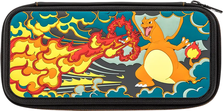 System Travel Case Charizard Pokemon Nintendo Switch Case Png Charizard Png