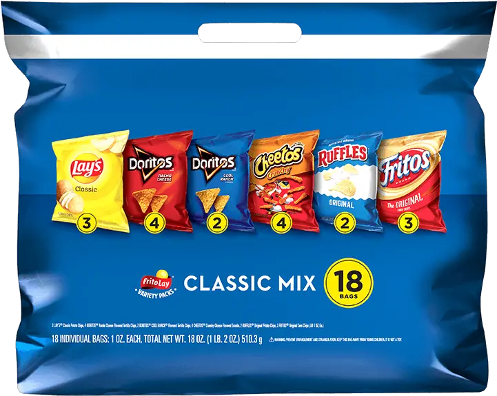 Frito Lay Classic Mix Variety Pack Variety Packs Frito Lay Variety Pack Png Doritos Png