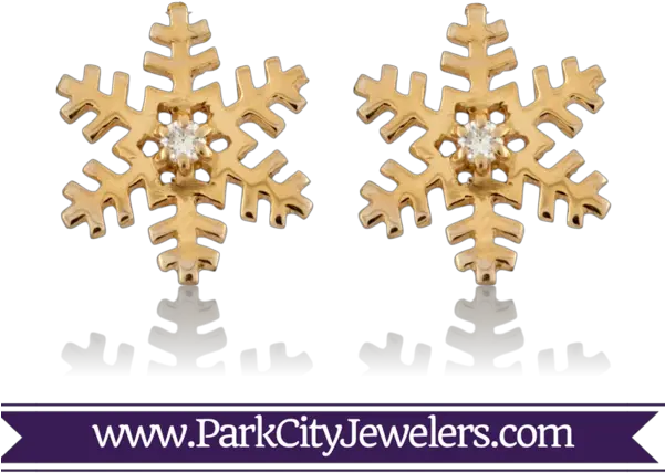 Gold Snowflakes Png Pear Shaped Emerald And Diamond Decorative Gold Snowflakes Png