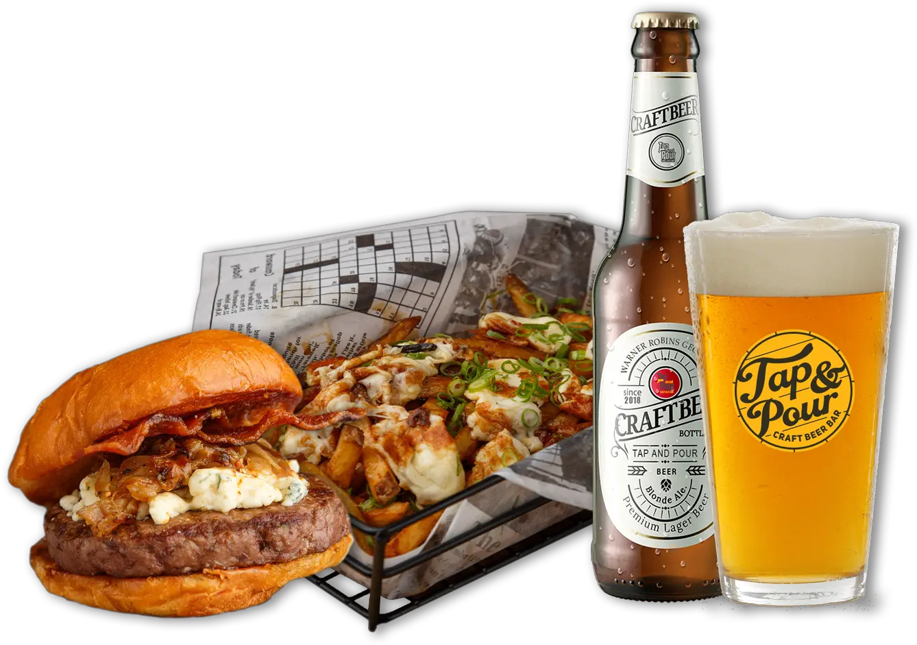 Tap U0026 Pour Warner Robins Craft Beer Bar Handcrafted Bun Png Draft Beer Png