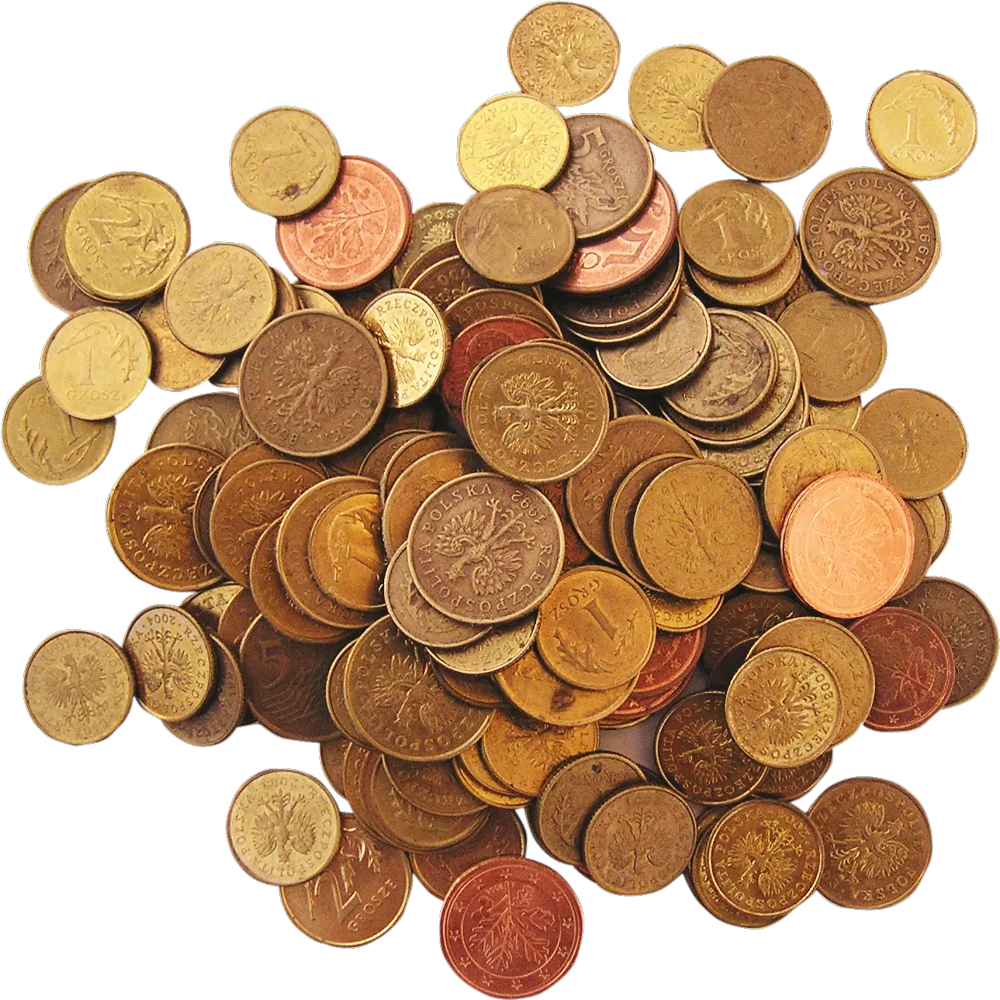 Coin Clipart Pile Little Bit Of Money Png Coin Transparent