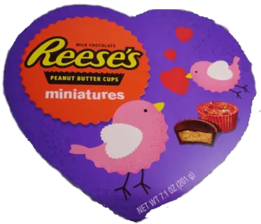 Hersheys Reeses Peanut Butter Cups Miniatures Valentine Heart 71 Oz Peanut Butter Cups Png Reeses Peanut Butter Cups Logo