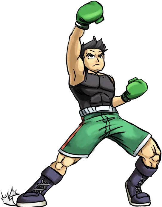 Punch Out Video Game Characters Lil Mac Png Little Mac Png