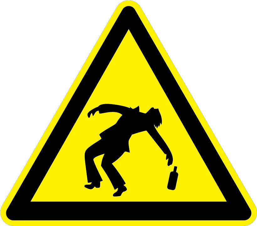 Drunken Drunk Alcohol Fork Lift Truck Sign Png Drunk Png