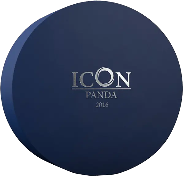Gabon 2016 1000 Franks Hinese Panda Full Sculpture Silver Icons 1 Oz Satin Finished Silver Coin Dot Png Sculpture Icon