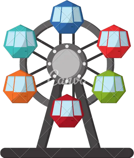 Ferris Wheel Icon Canva Png Ferris Wheel Icon