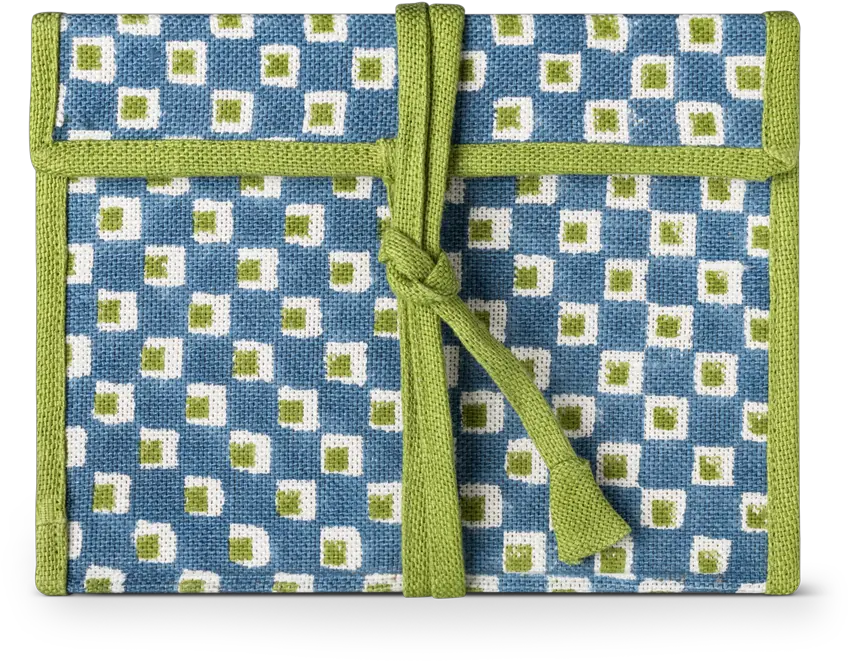 Fabric Wrapped Notebook Blue Green Handbag Png Fabric Texture Png