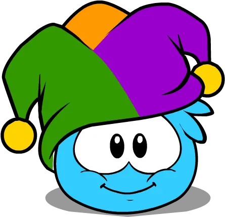 Download Hd Jester Hat In Puffle Interface Club Penguin Club Penguin Puffle Gif Transparent Png Jester Hat Png