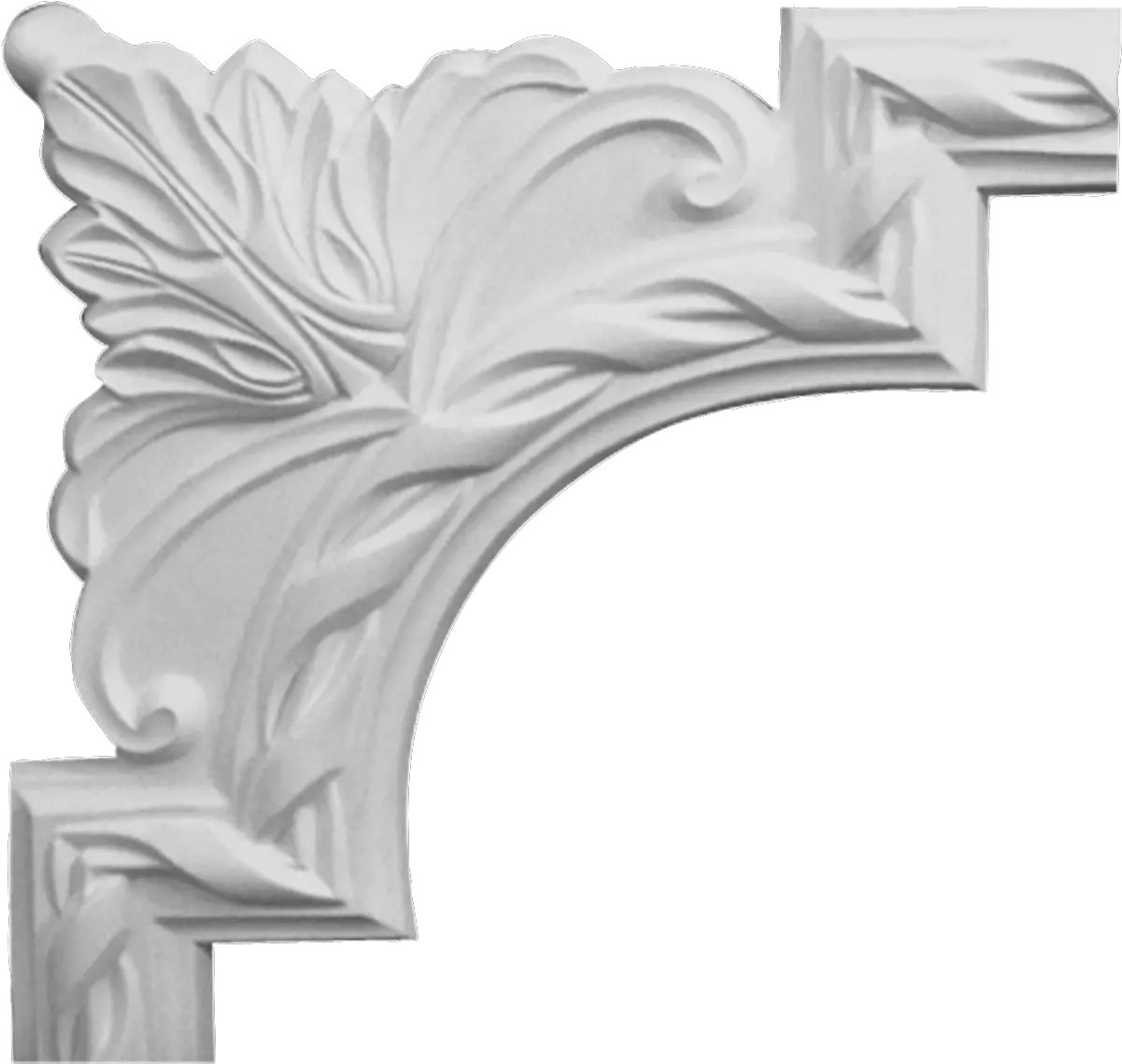 9 38w X 38h Valeriano French Ribbon Panel Moulding Corner Matches Pml02x00va Molding Png Corner Ribbon Png