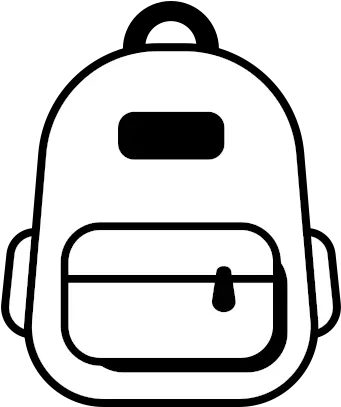 Icon Of Education Illustration Pack Rucksack Symbol Png Backpack Icon Png