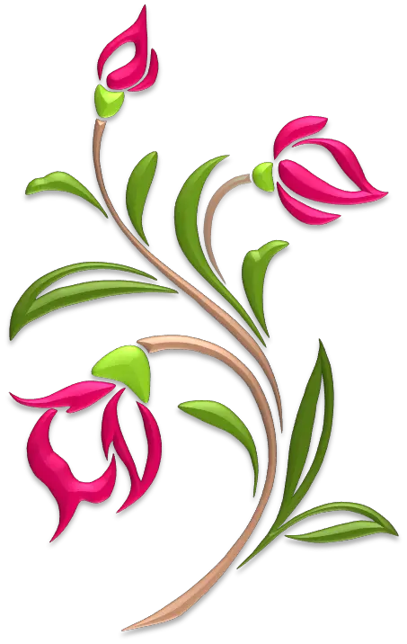 Flower Silhouette Png Image Islamic Flowers Design Flower Silhouette Png