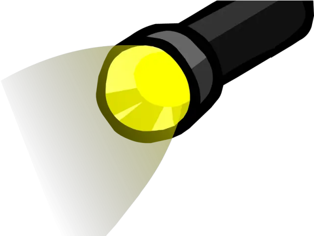 Flashlight Clipart Cartoon Flashlight Png Flashlight Transparent Background
