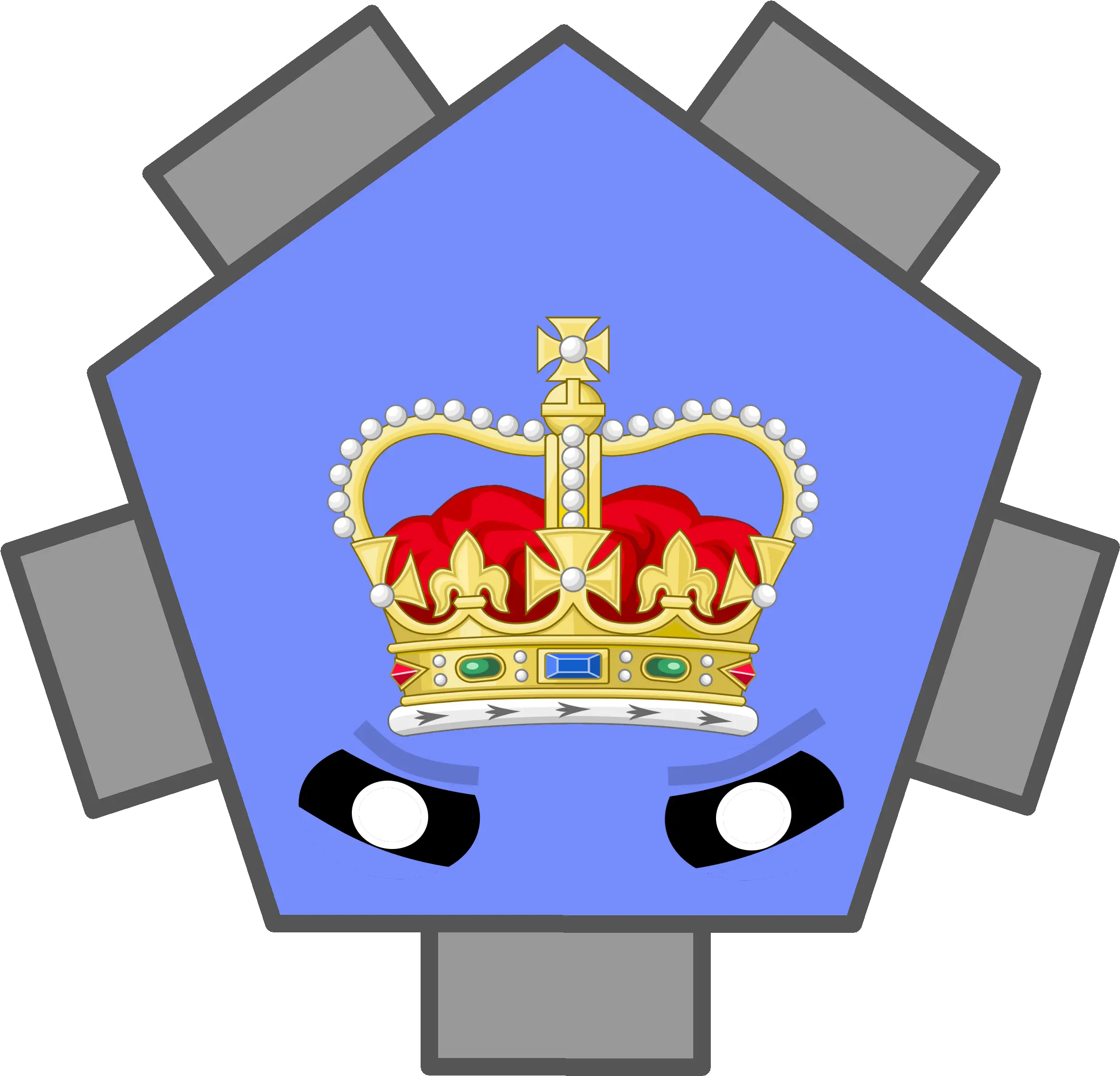 King Pentagon Diep Io Hexagon Png Pentagon Png