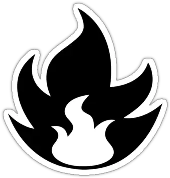 Pokemon Pokemon Fire Type Symbol Png Pokemon Logo Black And White
