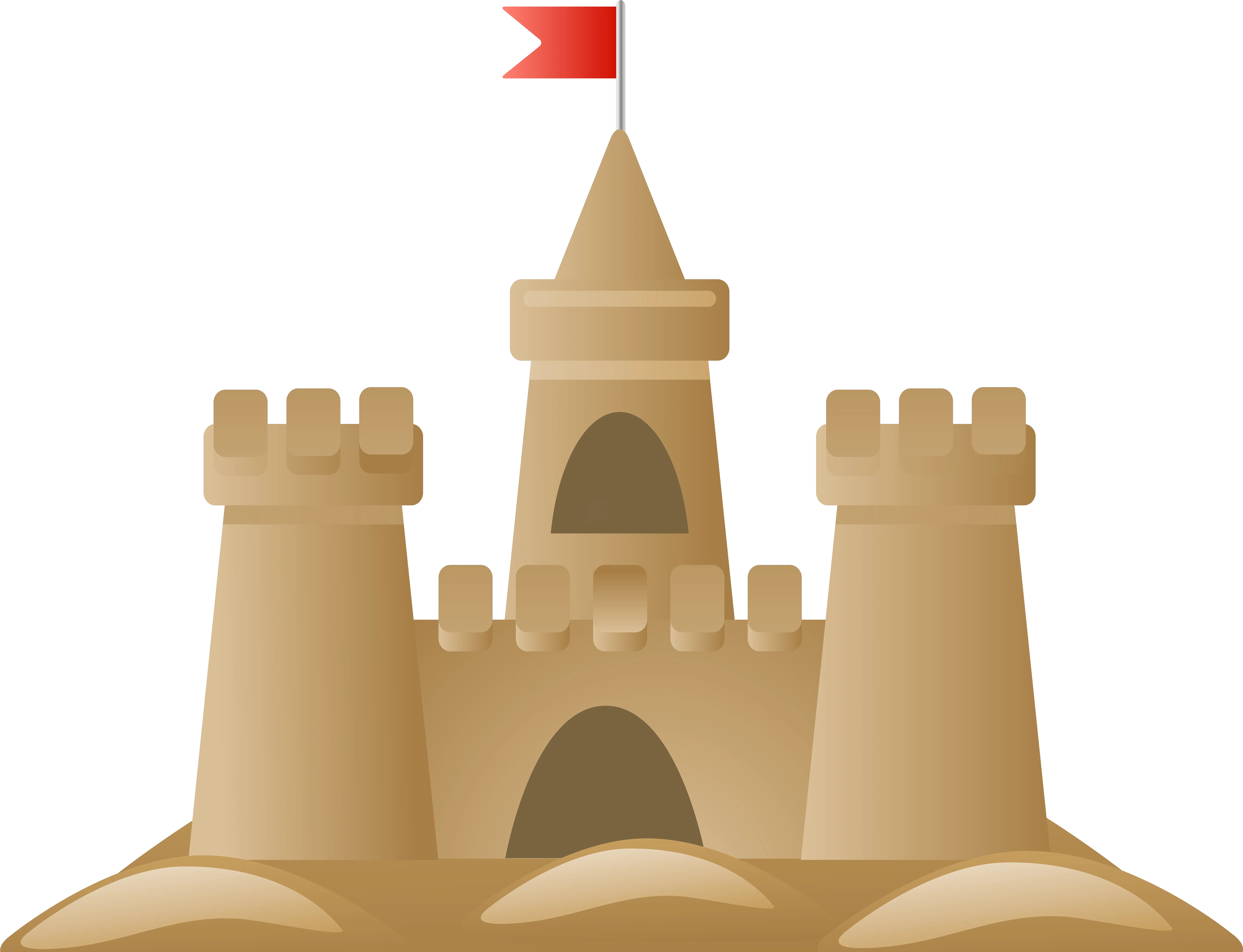 Transparent Background Sand Castle Clipart Png